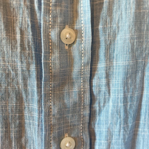 4XB Big Cutter & Buck Light Blue Button Down Dress Shirt - Picture 6 of 13